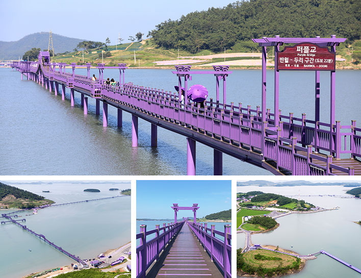  KTX 진도(명량해상케이블카)&신안(퍼플교/비금&도초도) 1박2일 목포 신안비치호텔 숙박